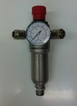 Regulator ciśnienia 1/2 " z dwoma szybko złączkami i manometrem  / FINI , KW : 9051091